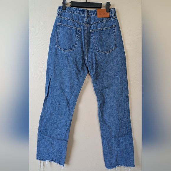 PRINCESS POLLY Denim Asymmetric Yoke, Western Cowgirl Jeans, Size 4 - Picture 5 of 7